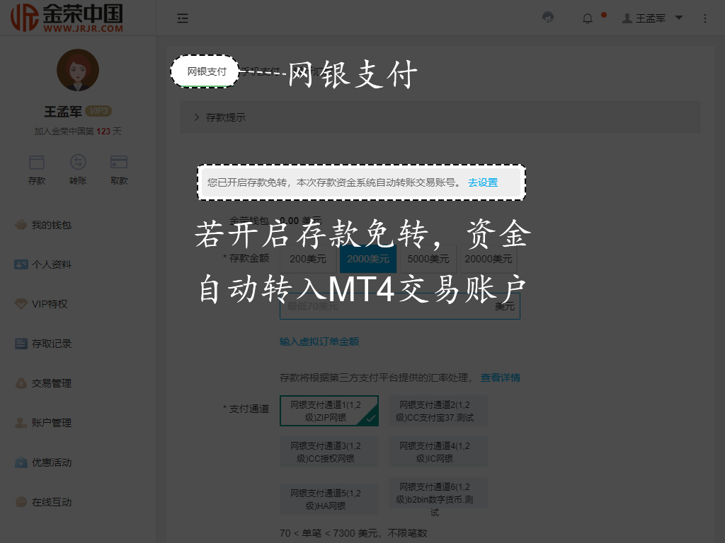 网银支付 | 授权支付 | 手机支付 | 银行支付